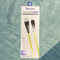 Кабель YXD-J29A Micro 1м 3A Fast Charging Yellow